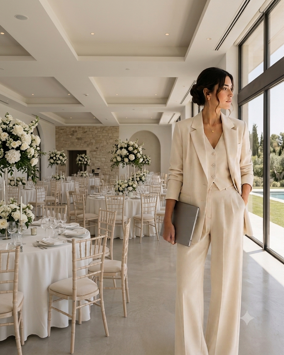 Wedding planner em escritório editorial